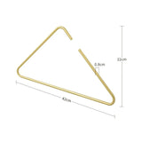 Triangle Clothes Hangers 5pcs Solid Metal