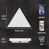 Triangle LED Light Panels - App Remote Gaming Light