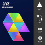 Triangle LED Light Panels - App Remote Gaming Light