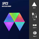 Triangle LED Light Panels - App Remote Gaming Light