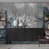 Tropical Wallpaper Mural - Lush Green Jungle Theme