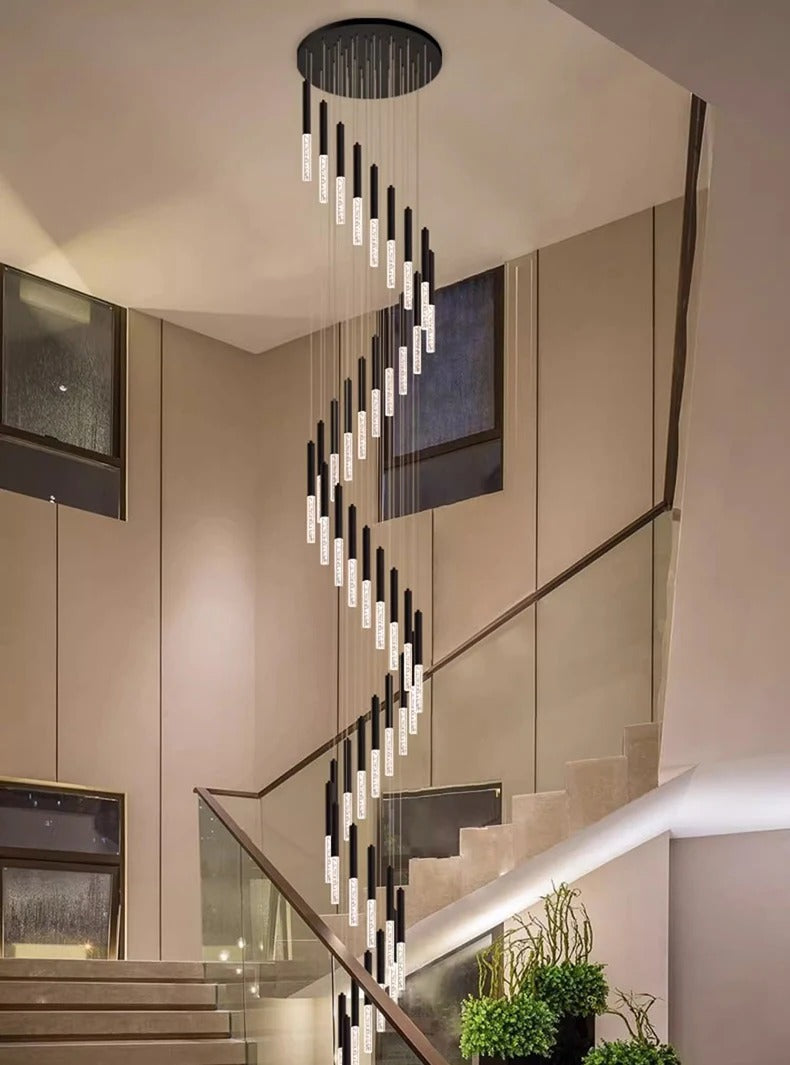 Tubes Staircase Chandleier