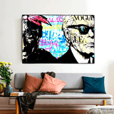 Wandkunst von TuPac und Karl Lagerfield – ikonische Designs