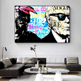 TuPac and Karl Lagerfield Wall Art - Iconic Designs