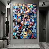 TuPac Biggie Smalls Affiche : Hip Hop Legends Art mural sur toile