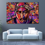 Affiche Tupac : impression d'art authentique pour les vrais fans.