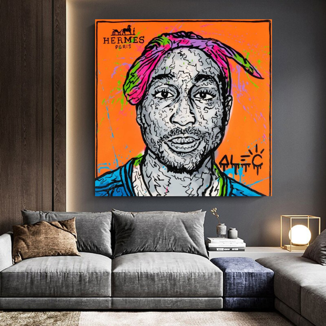 Affiche Tupac : hommage officiel à l'icône du hip-hop