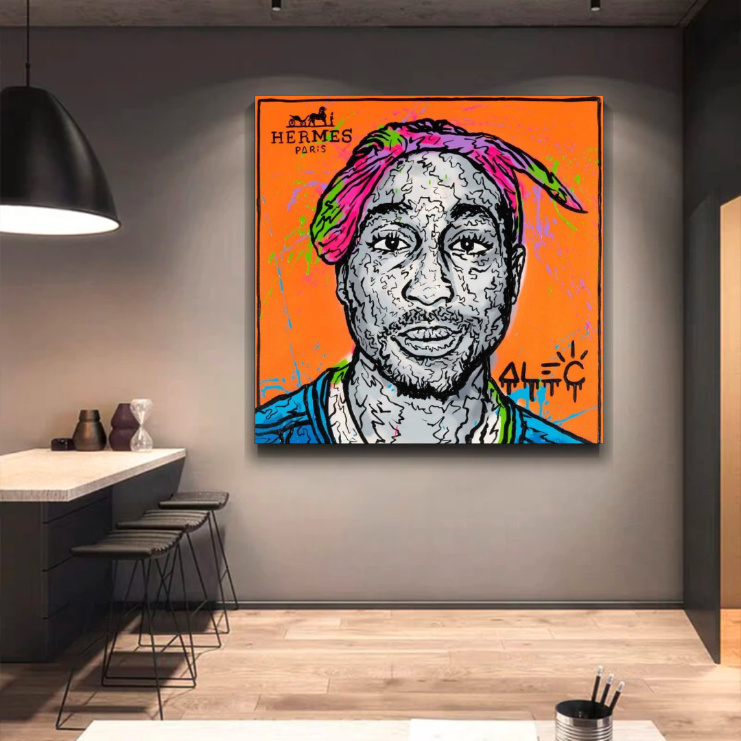 Affiche Tupac : hommage officiel à l'icône du hip-hop