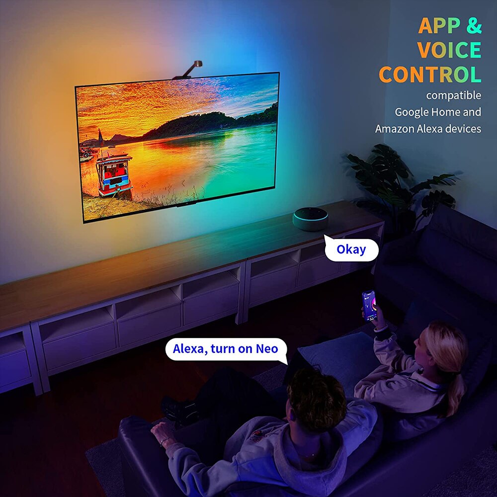 TV Backlight LED - WiFi APP Music Sync Ambient Light Strip