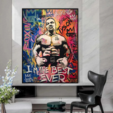 Tyson Fury Champion Boxing Leinwand-Wandkunst