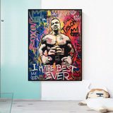 Tyson Fury Champion Boxing Leinwand-Wandkunst