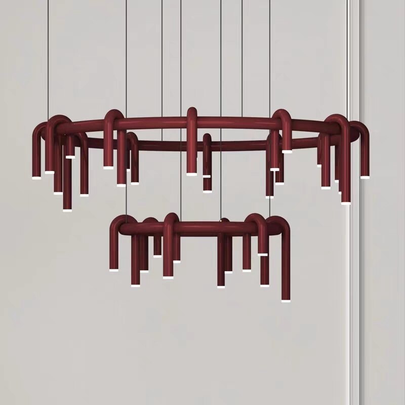 U-shaped Chandelier: Elegant Lighting for Stylish Interiors