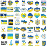 Blue Yellow Ukraine Peace Stickers Pack | Famous Bundle Stickers | Waterproof Bundle Stickers