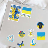 Blue Yellow Ukraine Peace Stickers Pack | Famous Bundle Stickers | Waterproof Bundle Stickers