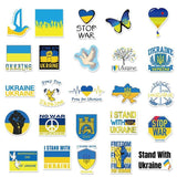 Blue Yellow Ukraine Peace Stickers Pack | Famous Bundle Stickers | Waterproof Bundle Stickers