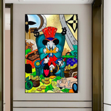 Uncle Scrooge Canvas Wall Art – Exclusive Collection