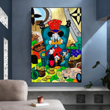 Uncle Scrooge Canvas Wall Art – Exclusive Collection