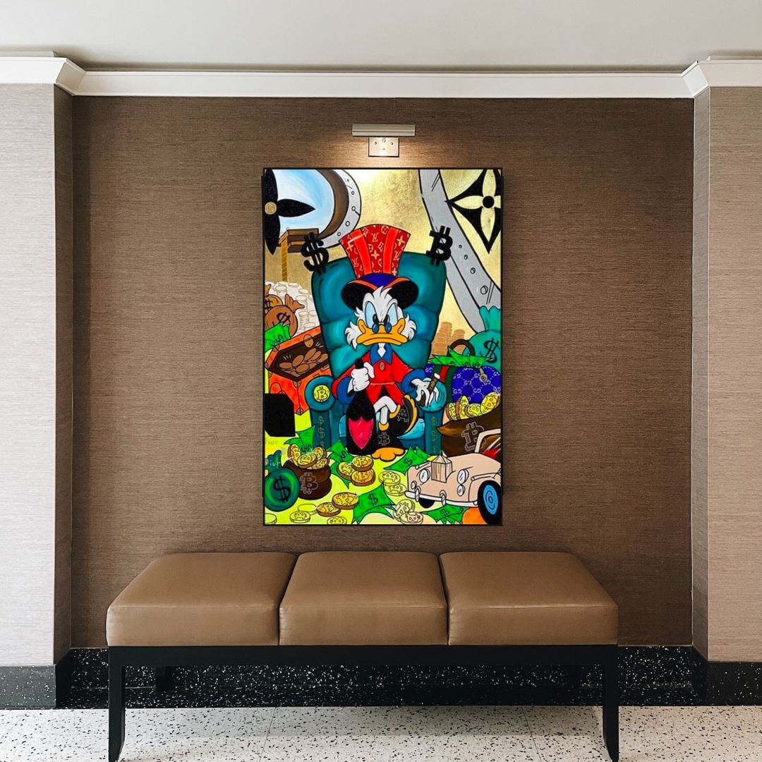 Uncle Scrooge Canvas Wall Art – Exclusive Collection