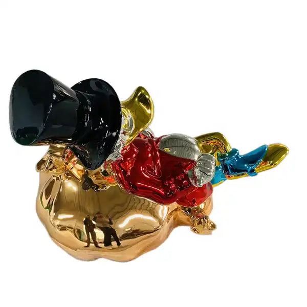 Uncle Scrooge McDuck Millionaire Statue Ornament