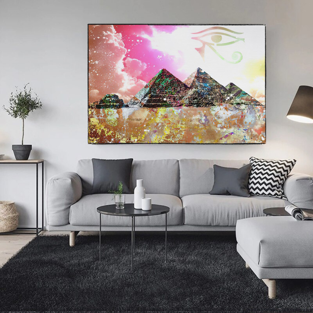 Unique Pyramids Wall Art - Egyptian Canvas Prints