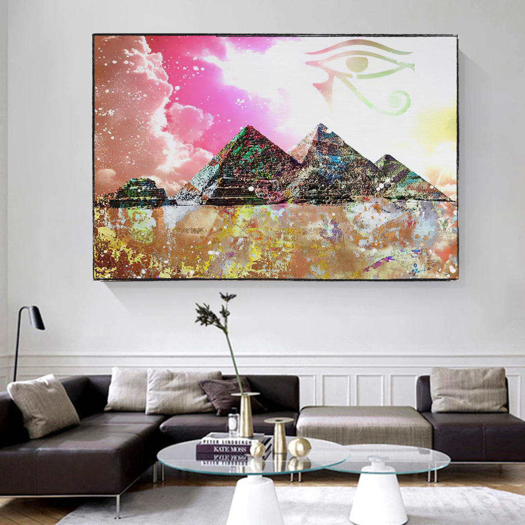 Unique Pyramids Wall Art - Egyptian Canvas Prints