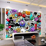 Urban Expression Graffiti Art Wall Wallpaper