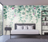 Papier peint mural feuille de vigne pour une décoration exquise