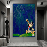 Vintage Alec Monopoly et Richie Starry Sky Impression sur toile