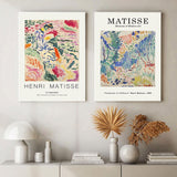 Vintage Matisse Abstract Landscape Canvas Flower Poster Canvas Wall Art