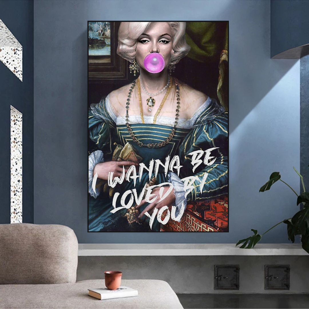 Wanna be Loved - Marilyn Poster: Express Your Admiration