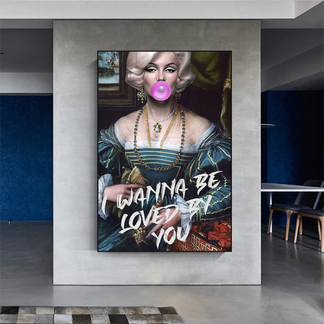 Wanna be Loved - Marilyn Poster: Express Your Admiration