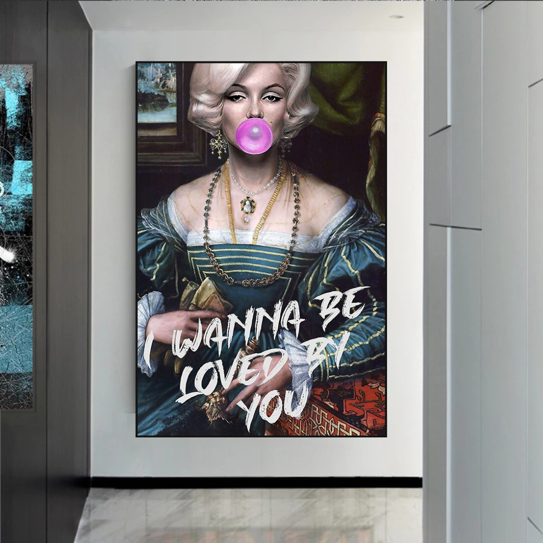 Wanna be Loved - Marilyn Poster: Express Your Admiration