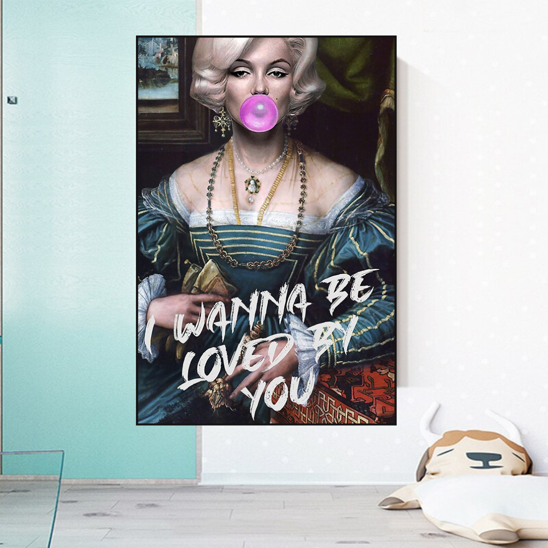 Wanna be Loved - Marilyn Poster: Express Your Admiration