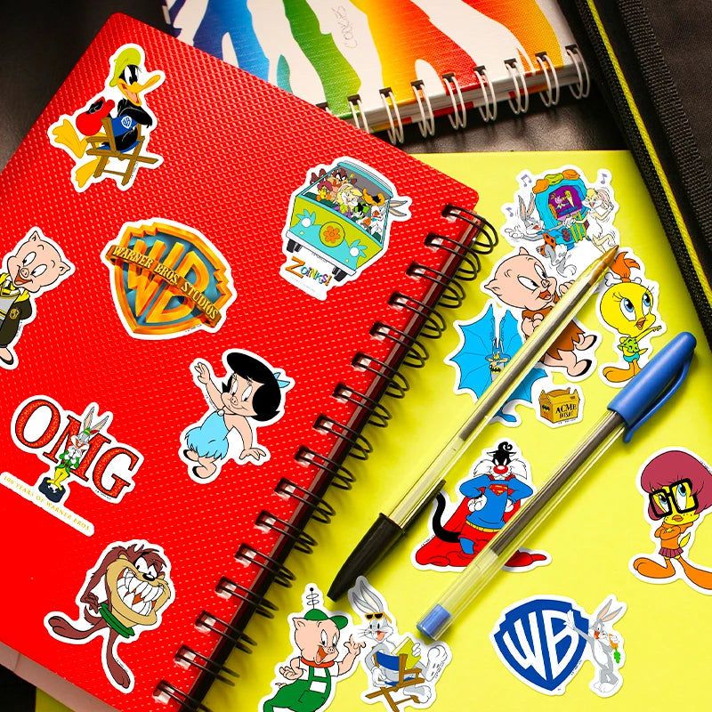 Warner Bros Cartoon Character Stickers - Fun Pack for Any Age