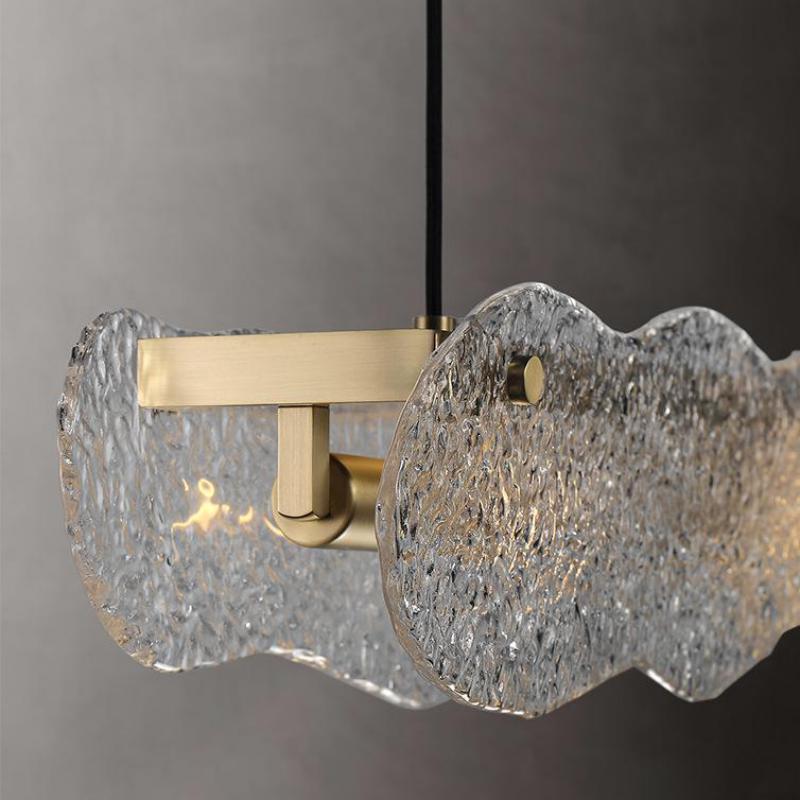 Water Ripple Glass Art Chandelier: Exquisite and Unique
