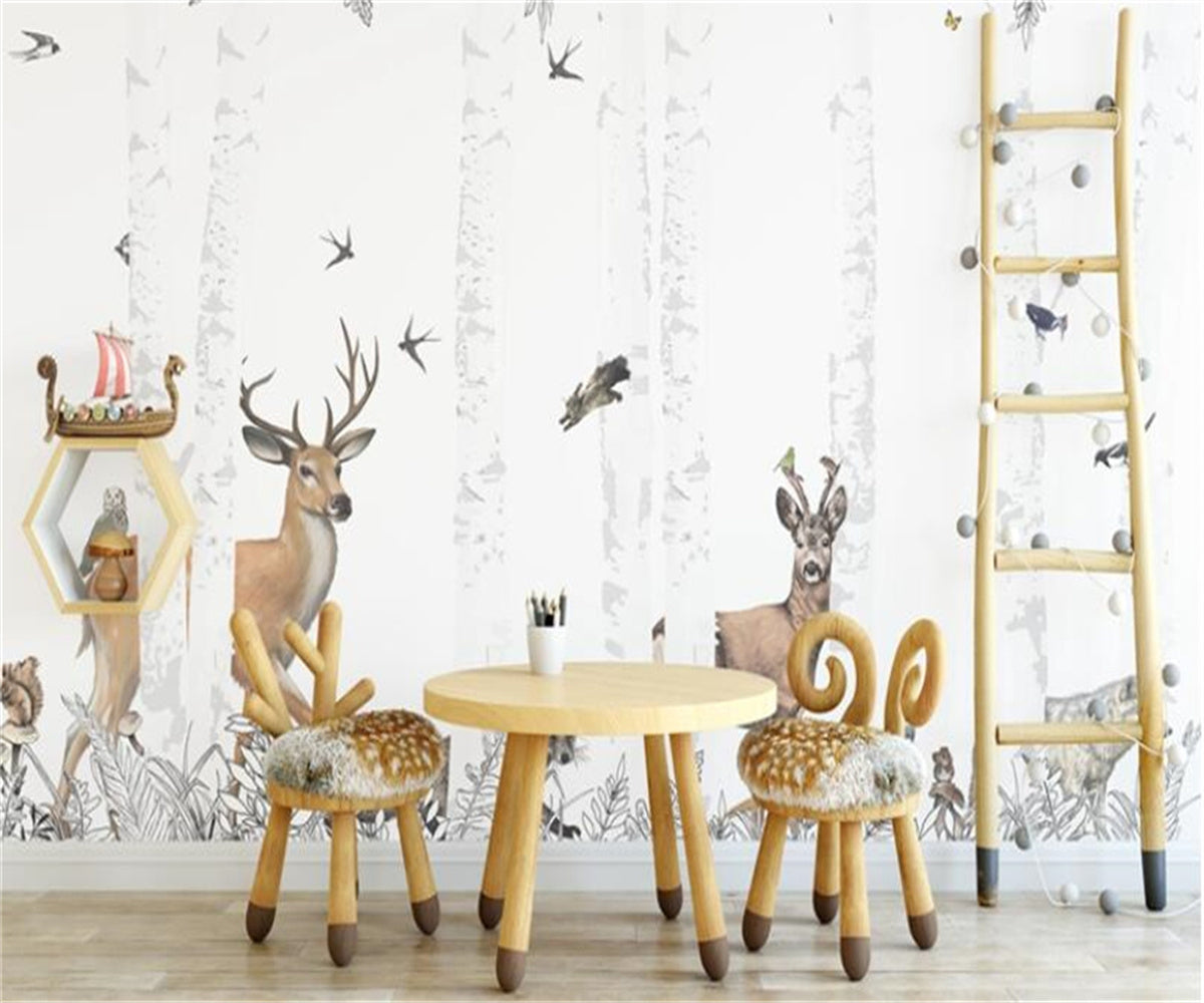 Whimsical Woodland Wonders Wallpaper