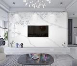 White Shade Stone Design - Marble Wallpaper Murals