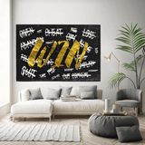 WIN victory Motivational Art - Canvas Wall Art