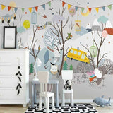 Winter Wonderland Wallpaper: Animal Party Atmosphere