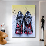 Frauen-High-Heels-Schuhe-Graffiti-Kunst – High-Heels-Poster