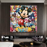 Wonderful Mickey Mouse Canvas Wall Art - High-Quality Décor