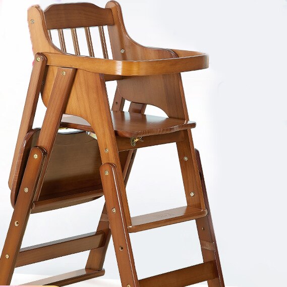 Chaise de salle à manger en bois pour bébé - Chaise d'alimentation pour bébé