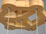 Suspension globe en bois : éclairage élégant