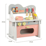 Wooden Play Kitchen Pretend Play Kids Kitchen Set