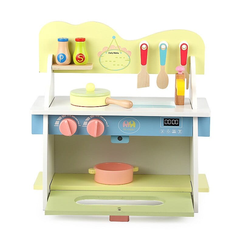 Wooden Play Kitchen Pretend Play Kids Kitchen Set