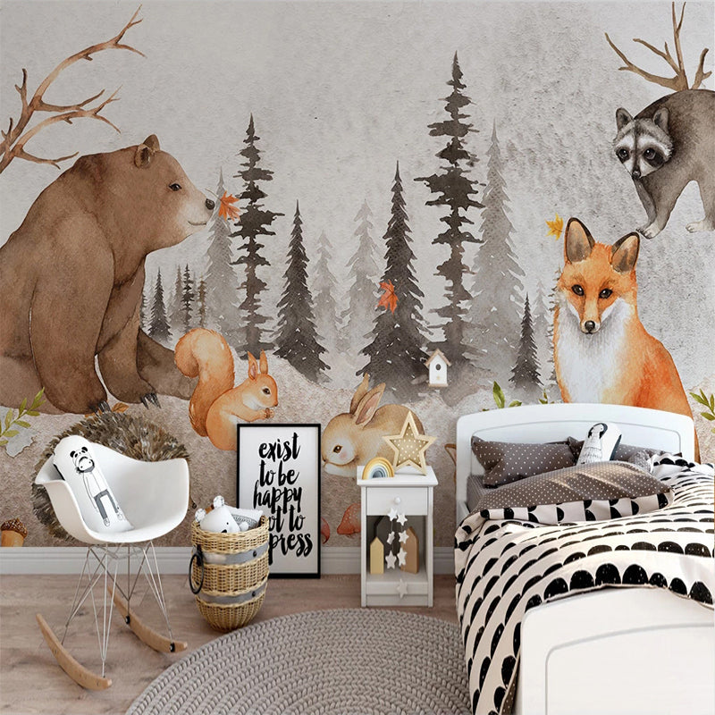 Woodland Forest Nursery Wallpaper - Forest Mural