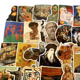 World Artist David Mona Lisa Stickers Pack Mona Lisa Stickers