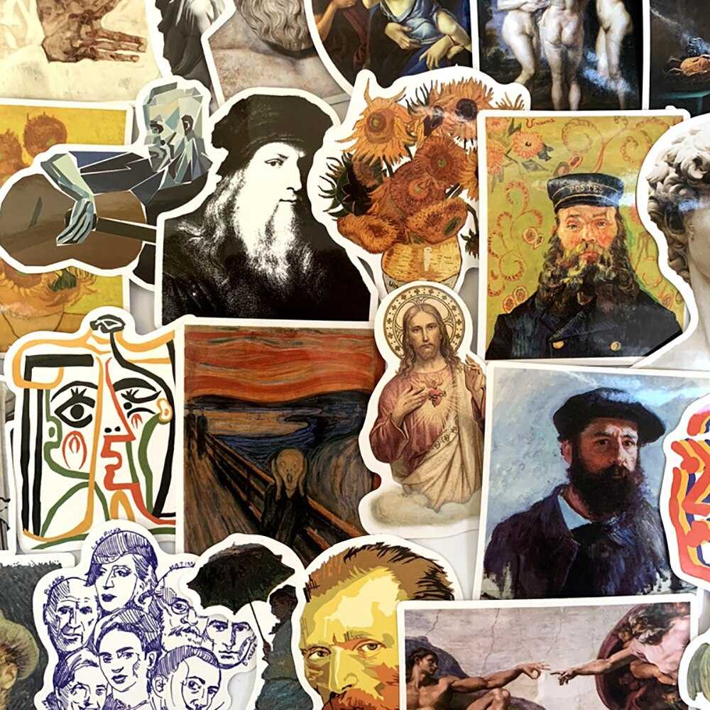 World Artist David Mona Lisa Stickers Pack Mona Lisa Stickers