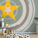 You Are a Star Nursery Wallpaper: Kids Room Wallpaper Mural