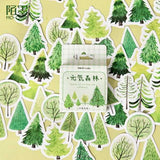 45 pcs/pack Cute Forest Animals Stickers Adhesive Stickers DIY Decoration Craft Scrapbooking Stickers Gift Stationery